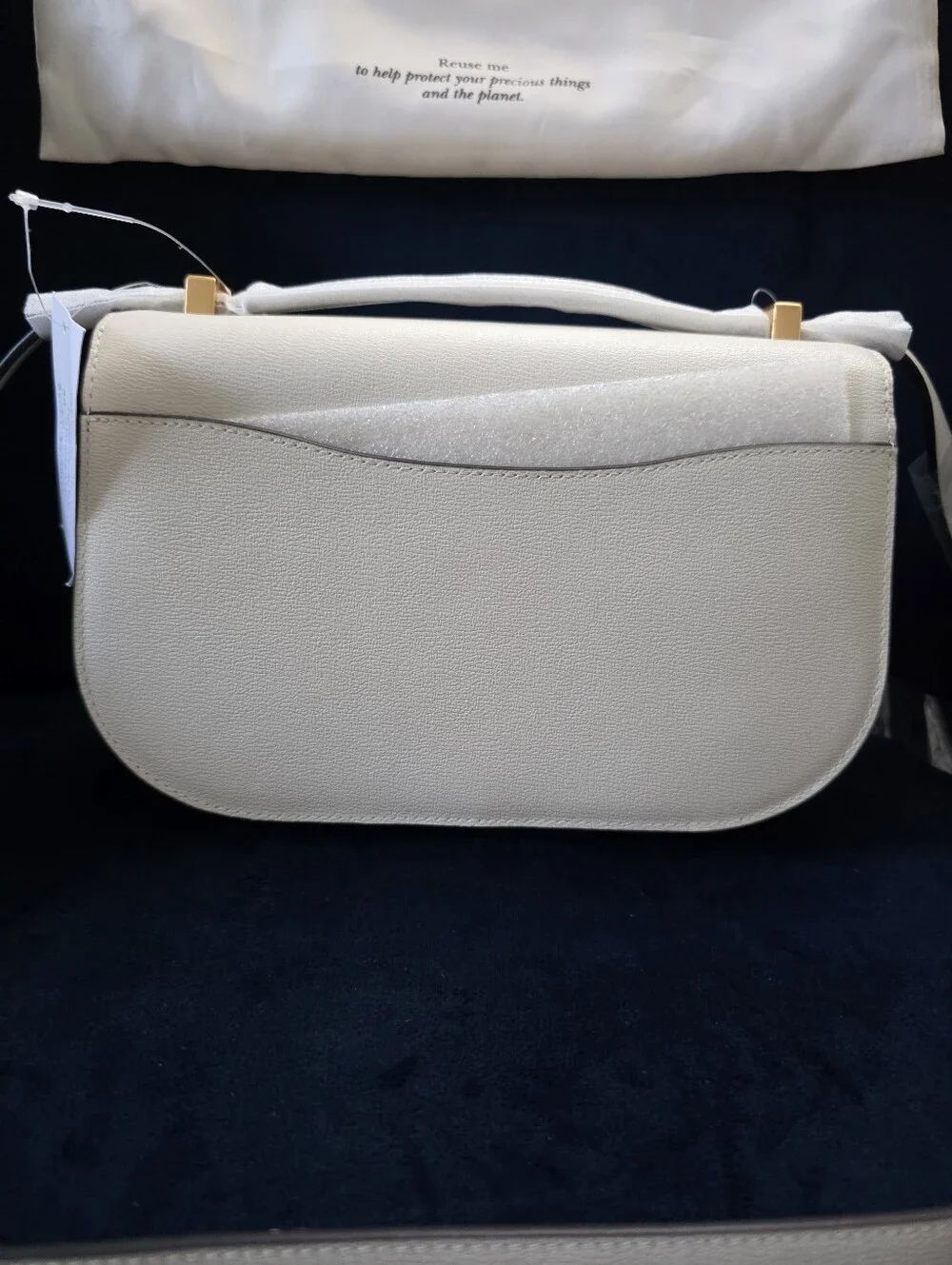 kate spade White and Tan Wicker Crossbody Bag